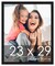 23x29 Solid Wood Picture Frame with UV-Resistant Acrylic & Acid-Free Backing, Available in 6 Finishes: Matte Black, Matte White, Metallic Bronze, Silver, Natural Wood Grain & Mahogany